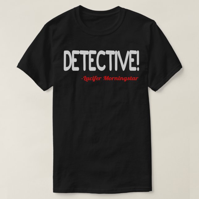 T-shirt Inspecteur Lucifer (Design devant)