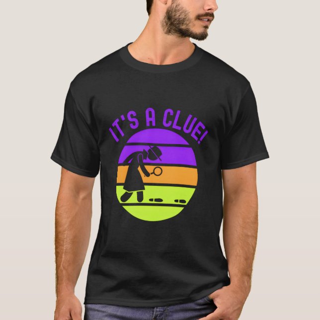 T-shirt Inspecteur Pour C'Est Un Indice (Devant)