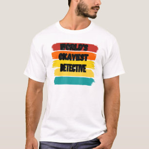 T-shirt Inspecteur Worlds Okayest Inspecteur
