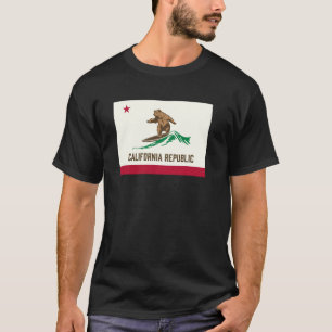 T-shirt Inspir de l'État du pavillon de surf de l'ours en