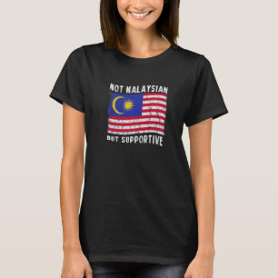 T-shirt Inspira, Drapeau National Non Malaisien Mais Soute