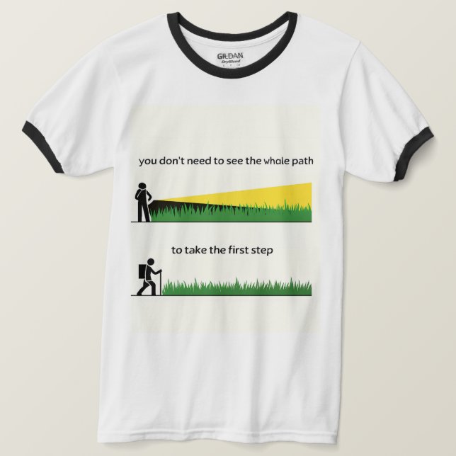 T-shirt inspirant (Design devant)