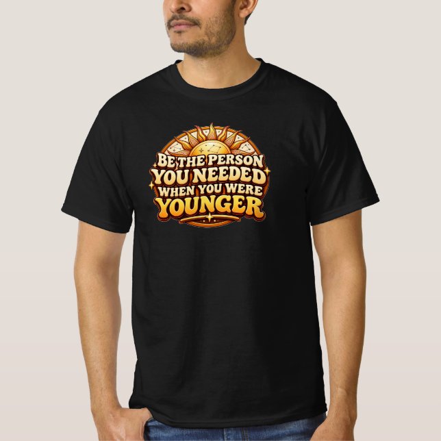 T-Shirt Inspirant Citation Rétro (Devant)