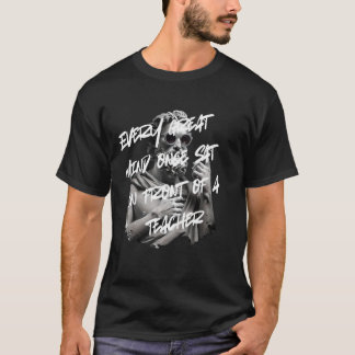T-shirt Inspirant graffiti png d'enseignant masculin