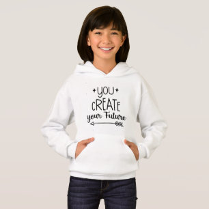 T-shirt inspirant pour filles - Vous créez