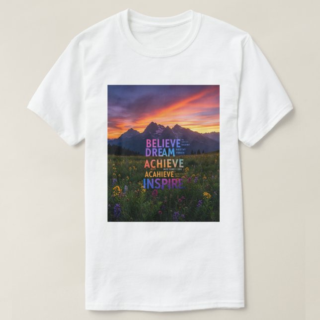 T-shirt Inspiration de rêve (Design devant)