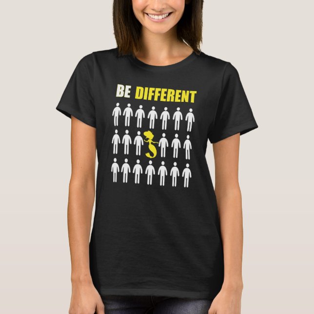 T-shirt Inspiration de sirène sois différent (Devant)