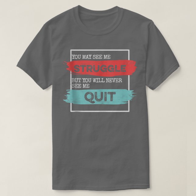 T-shirt Inspiration d'entraînement Motivation dire Hommes  (Design devant)