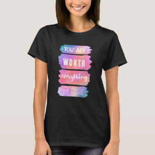 T-shirt Inspiration Motivationnelle Vous Valez Partout