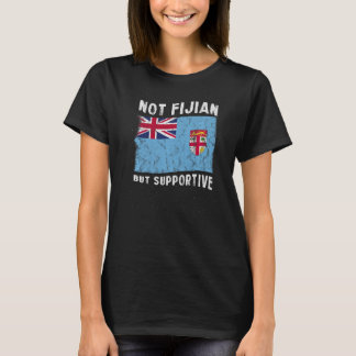 T-shirt Inspiration Nationale Du Drapeau Non Fidjien, Mais