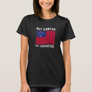 T-shirt Inspiration nationale du drapeau non samoan mais f