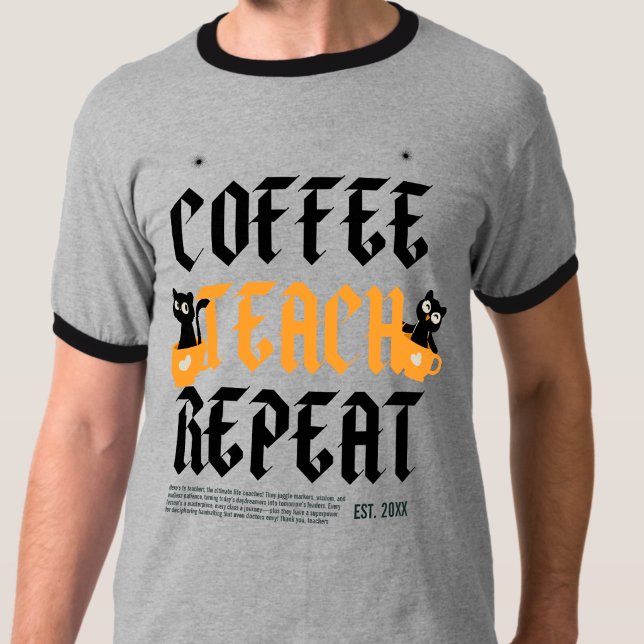 T-shirt Inspiration pour enseignant de mathématiques en pr (Créateur téléchargé)
