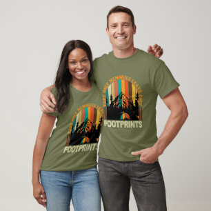 T-shirt Inspiration souvenirs empreintes pieds camping mot