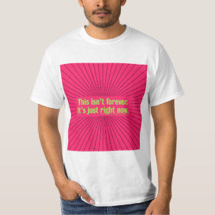 T-shirt Inspiration vidéo positive Vibes temporaires