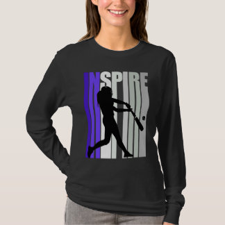 T-shirt Inspirational Motivational Baseball Instructor Tea