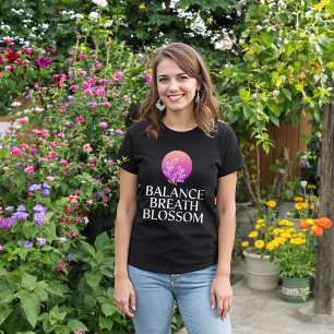 T-shirt Inspirationnel de la floraison de la respi
