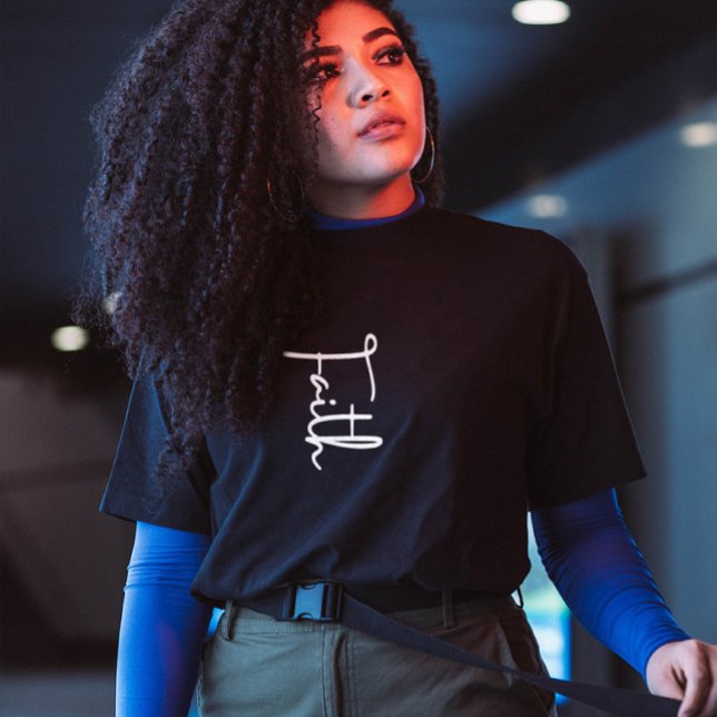 T-shirt inspirationnel de la foi (Créateur téléchargé)