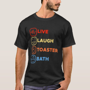 T-shirt Inspirationnel Dire En Direct Rire Plaisanterie Ba