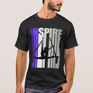 T-shirt Inspirationnel Motivational Air Yoga Instructeur T