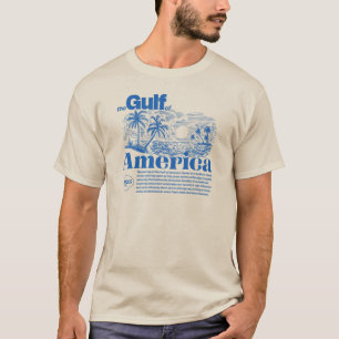 T-shirt Inspirationnel patriotique moderne Golfe d'Amériqu