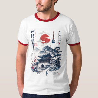 T-shirt inspiré de la Corée du Sud