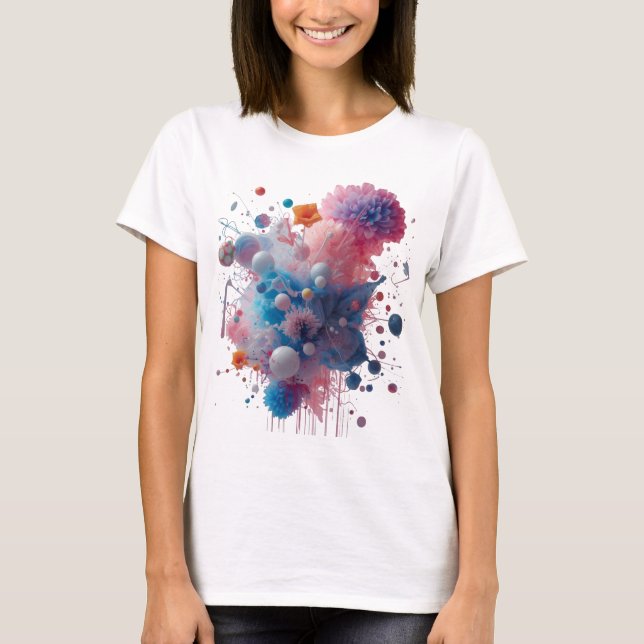 T-Shirt Inspiré de l'Art Créatif (Devant)