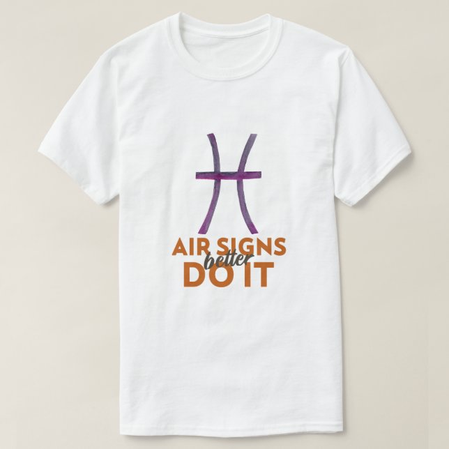 T-shirt inspiré de signes en zodiaque (Design devant)