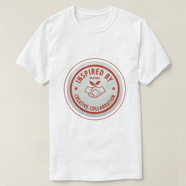 T-shirt Inspiré par la collaboration créative  (Design devant)