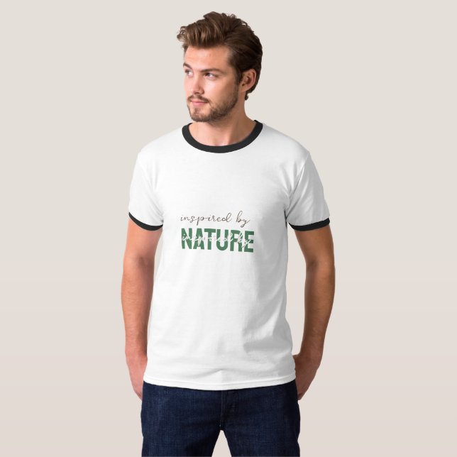 T-Shirt Inspiré par la Nature (Devant entier)