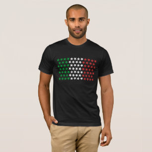 T-shirt Inspiré par le drapeau italien. Édition d'étoil