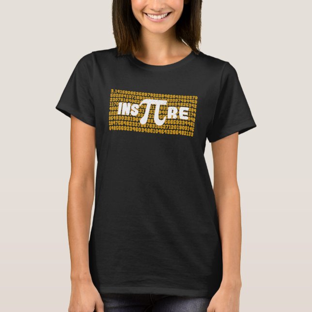 T-shirt Inspire Pi Day 3 14 Math Teacher Pi National Day G (Devant)
