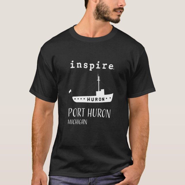 T-shirt inspire Port Huron Michigan City Travel Destinatio (Devant)