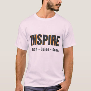 T-SHIRT ✅ INSPIRER. ENSEIGNER. GUIDER. FAIRE GRANDIR.