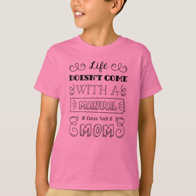 T-shirt Inspirer la vie et la citation de maman | Chemise  (Devant)