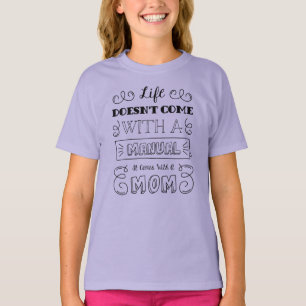 T-shirt Inspirer la vie et la citation de maman Chemise