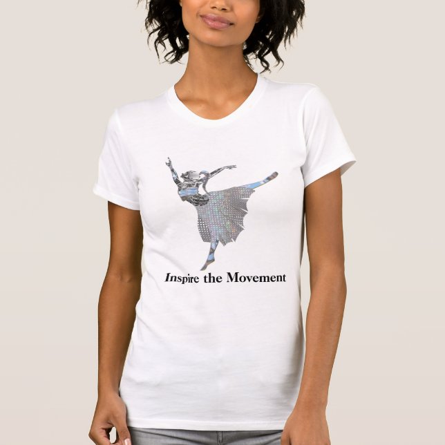 T-shirt Inspirer le mouvement personnalisable (Devant)