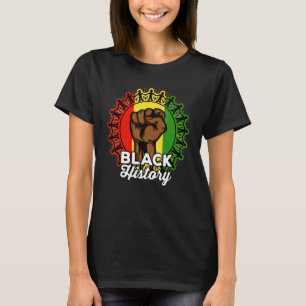 T-shirt Inspirer les leaders noirs Poing de puissance main