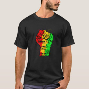 T-shirt Inspirer les leaders noirs Poing de puissance main