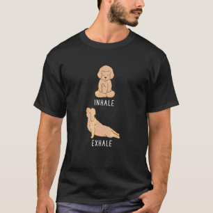 T-shirt Inspirez Expirez Goldendoodle Doodle Dog Yoga 1