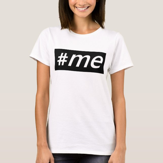 T-shirt Instagram #hashtag ME (Devant)