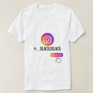 T-SHIRT INSTAGRAM NOIR2NOIR "SUIVEZ-MOI"
