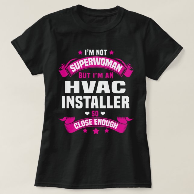 T-shirt Installateur HVAC (Design devant)