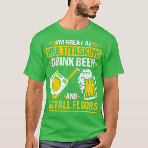 T-shirt Installation au sol Hommes Bière pour animaux dome