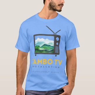 T-shirt Installation de téléviseur Tambo Exposition Nord S