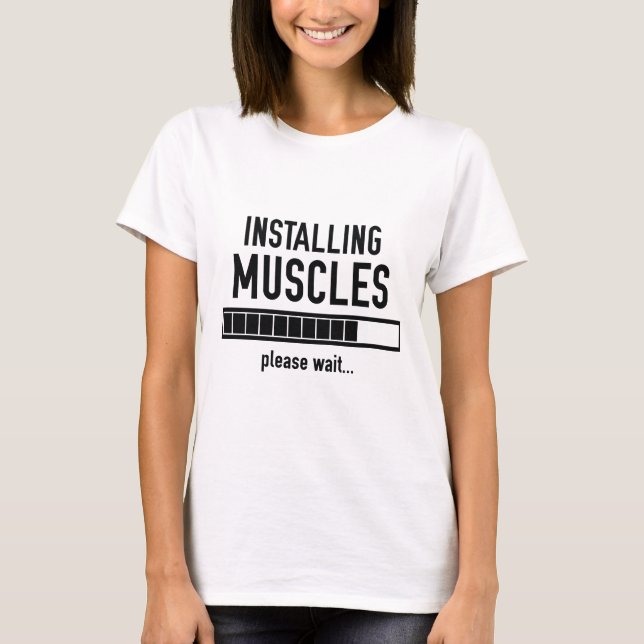 T-shirt Installation des muscles (Devant)