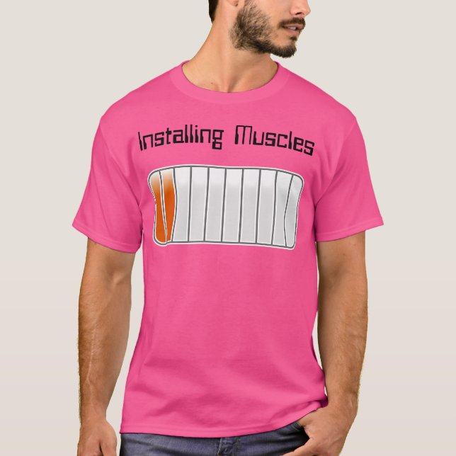 T-shirt Installation des muscles 20 - Muscle de musculatio (Devant)