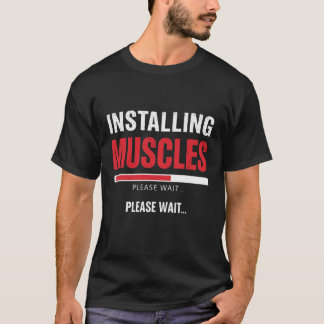 T-shirt Installation des Muscles en Cours – Drôle de Trava