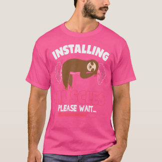 T-shirt Installation des muscles Poids du fentes Lifting F