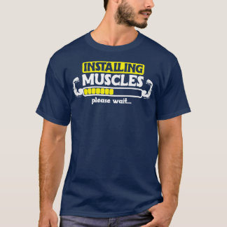 T-shirt Installation Muscles Bodybuilder Gym Fitness 3