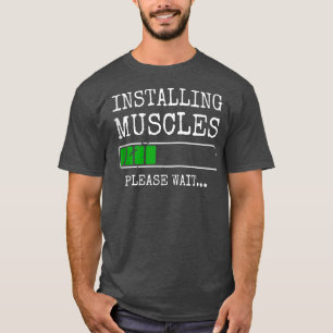 T-shirt Installation Muscles Bodybuilding Poids Gym